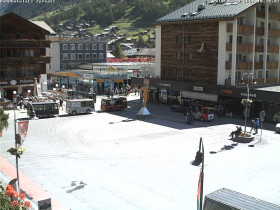 Obraz podglądu z kamery internetowej Zermatt centre